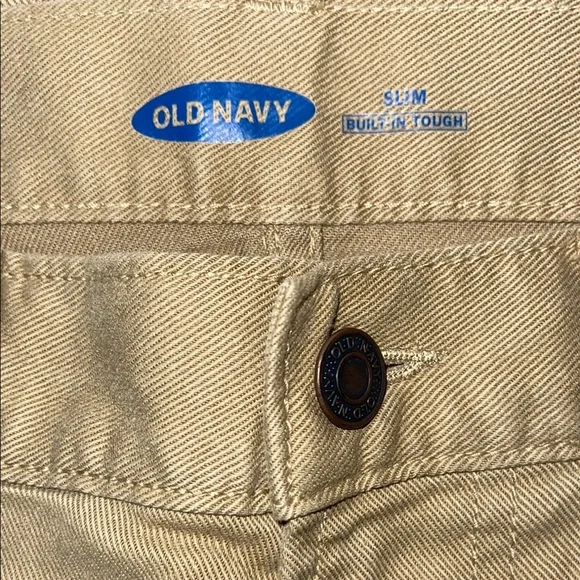 Old Navy Men's Tan Slim Pants size 32 x 30 - Picture 2 of 5